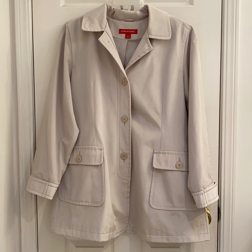 Beige  trench coat